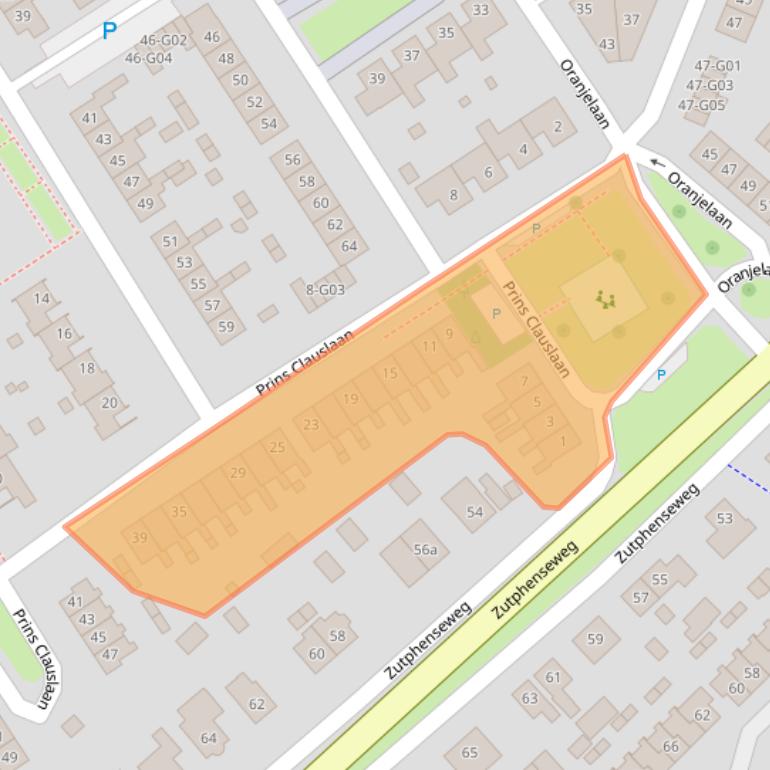 Kaart van postcodegebied 7242GL.