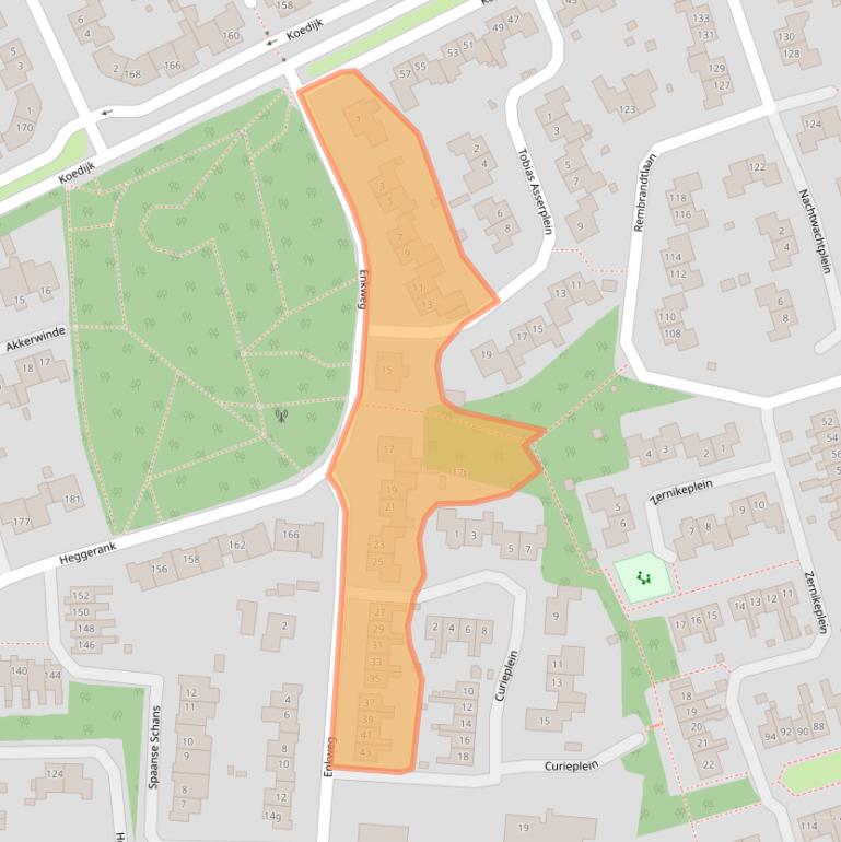 Kaart van postcodegebied 7242KA.