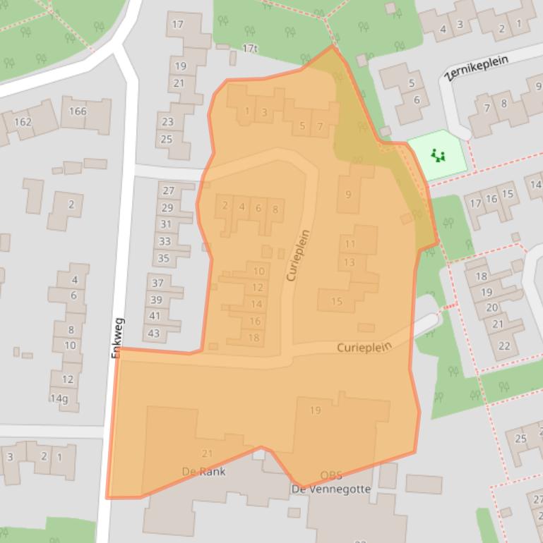 Kaart van postcodegebied 7242KH.