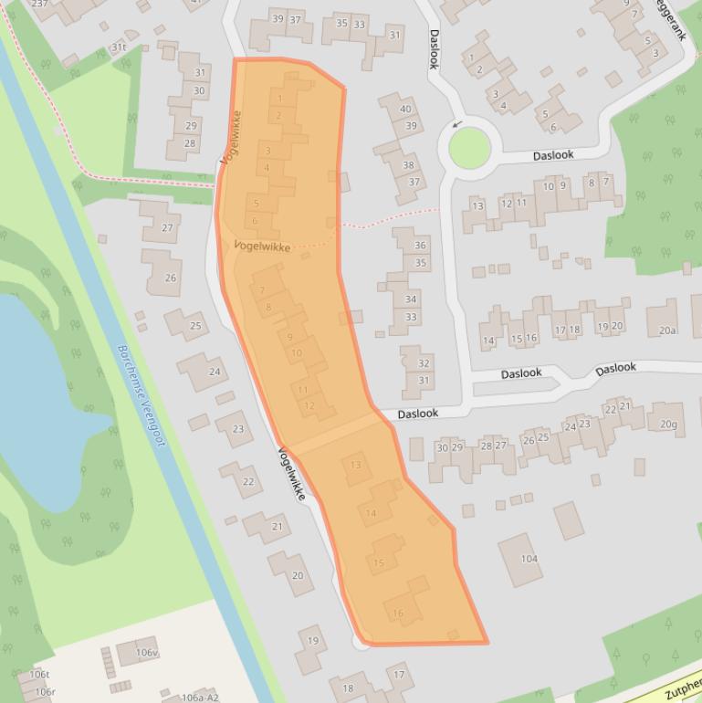 Kaart van postcodegebied 7242MA.