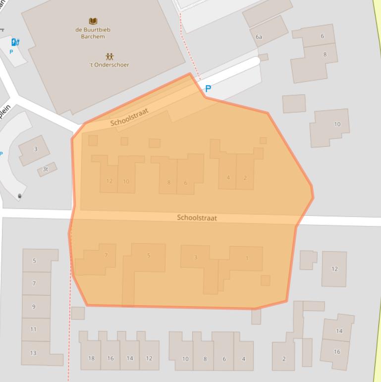 Kaart van postcodegebied 7244BG.