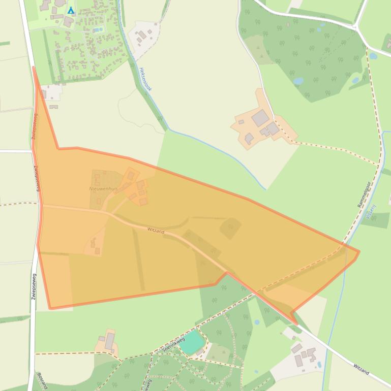 Kaart van postcodegebied 7244NB.