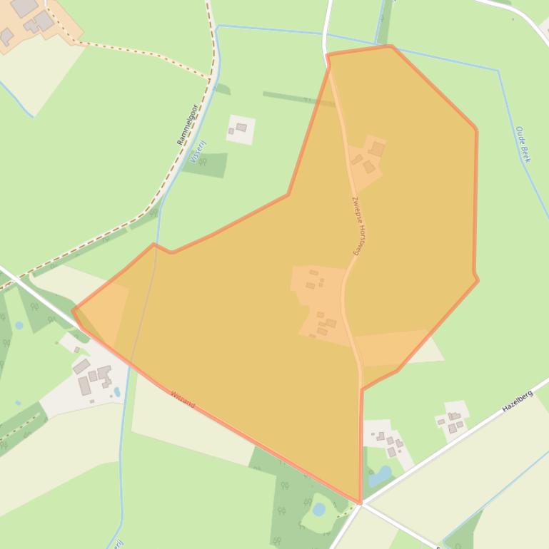 Kaart van postcodegebied 7244ND.