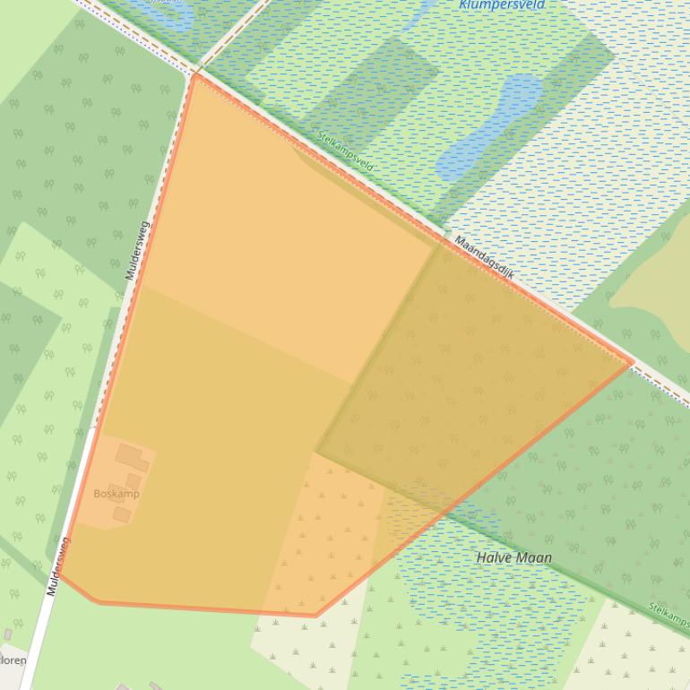 Kaart van postcodegebied 7244NV.