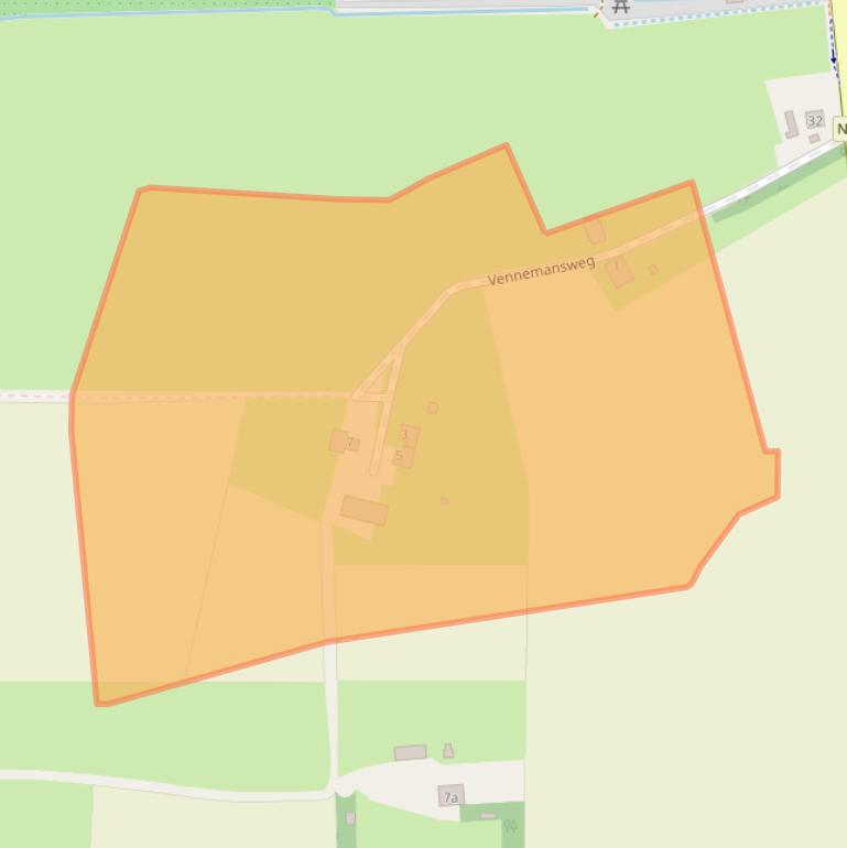 Kaart van postcodegebied 7244PE.