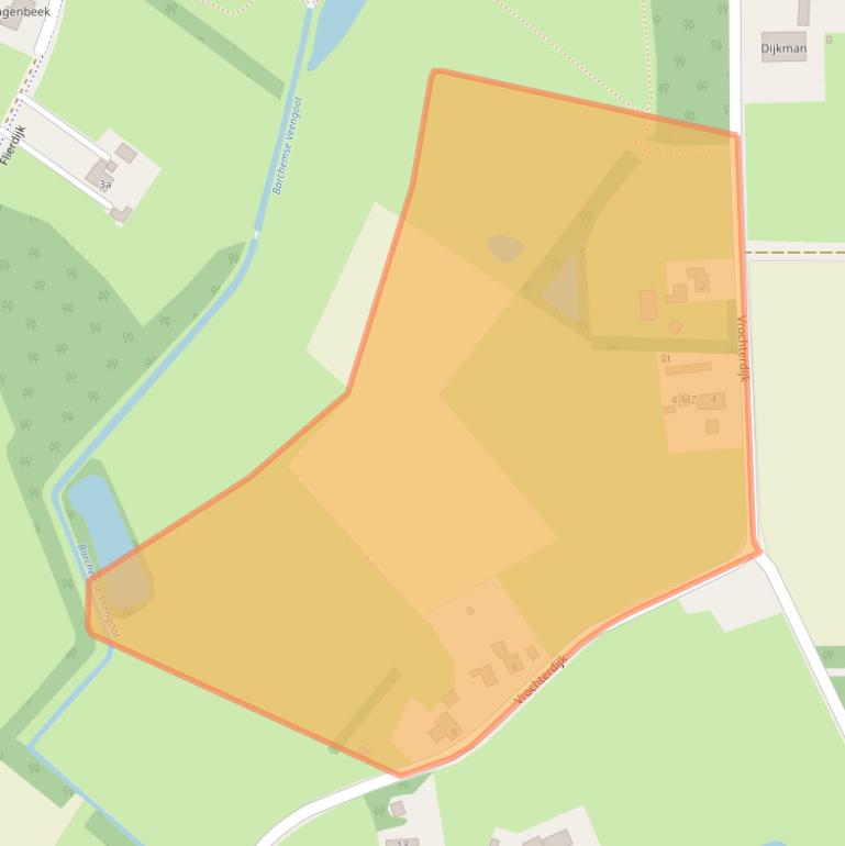 Kaart van postcodegebied 7244PJ.