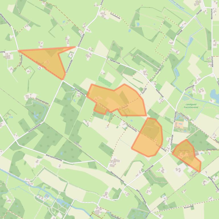 Kaart van postcodegebied 7244PS.