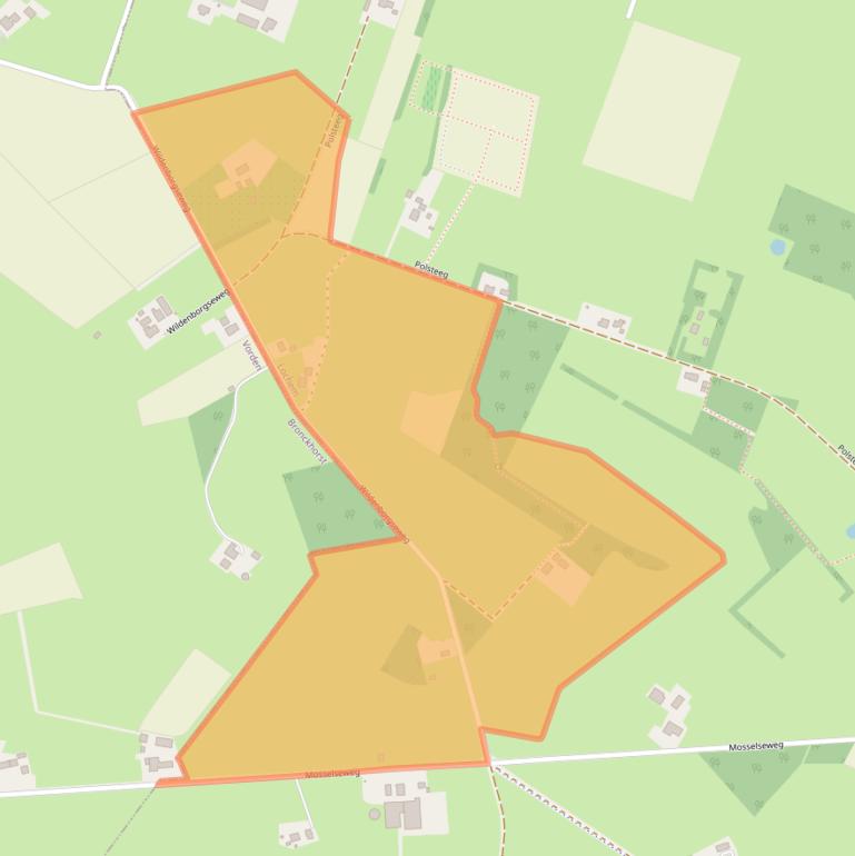 Kaart van postcodegebied 7244PV.