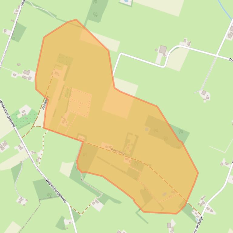 Kaart van postcodegebied 7244PX.