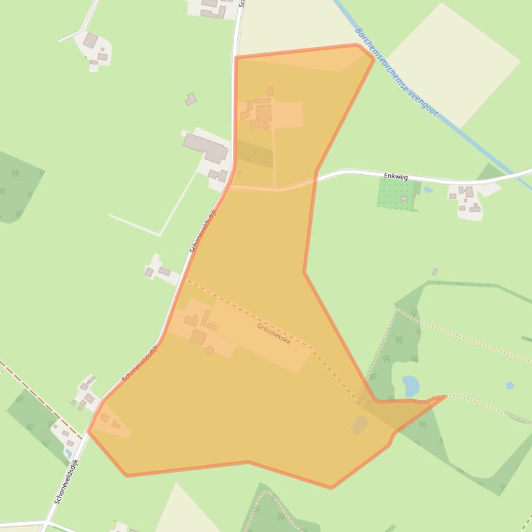 Kaart van postcodegebied 7244RE.