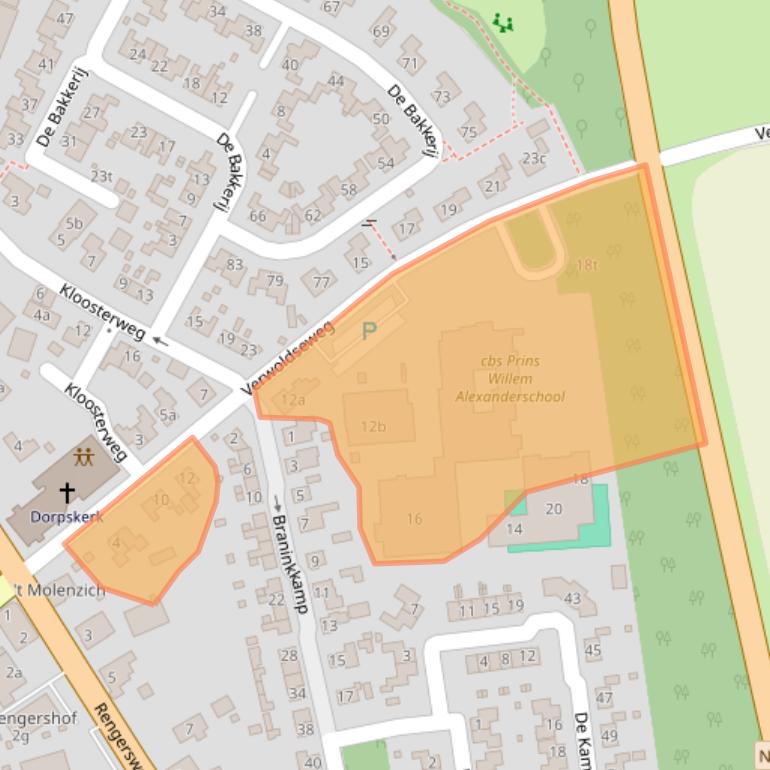 Kaart van postcodegebied 7245AH.