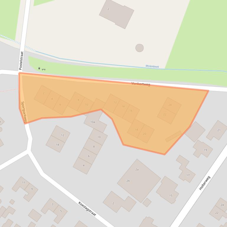 Kaart van postcodegebied 7245AR.