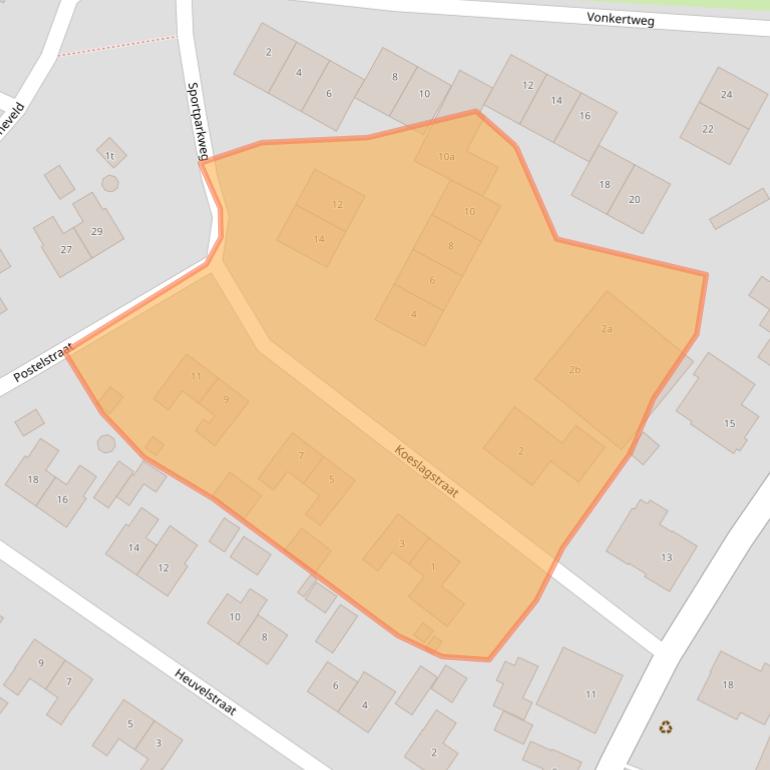 Kaart van postcodegebied 7245AS.