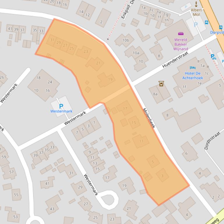 Kaart van postcodegebied 7245BD.