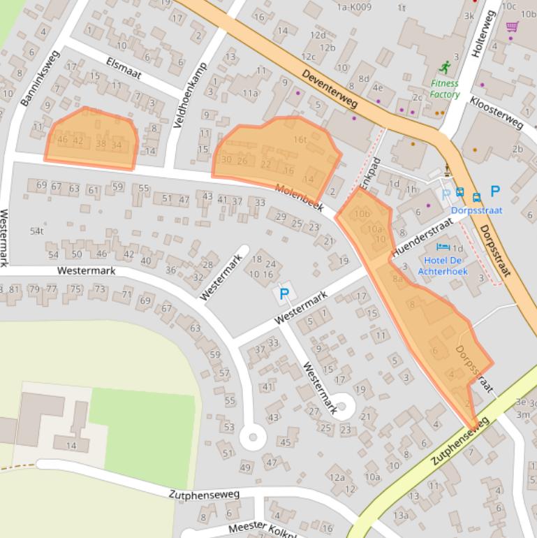 Kaart van postcodegebied 7245BG.