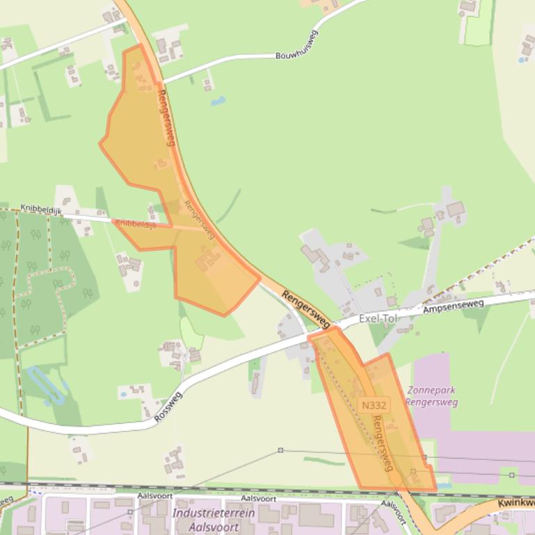 Kaart van postcodegebied 7245NB.