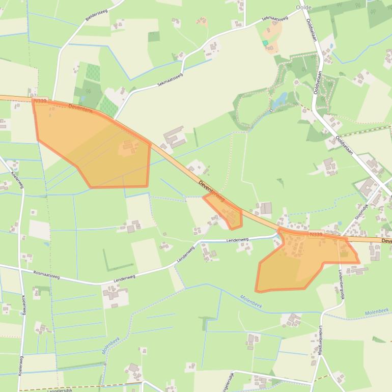 Kaart van postcodegebied 7245PL.