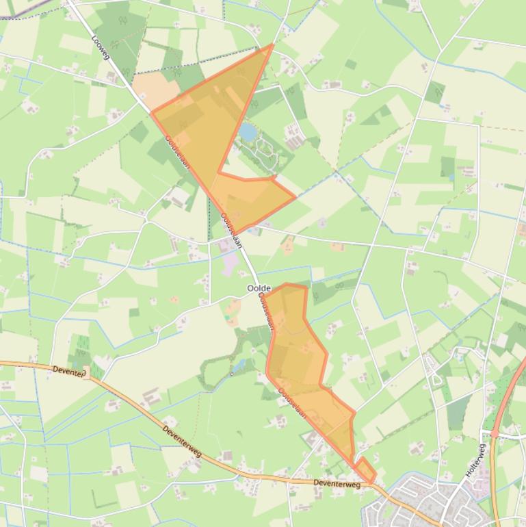 Kaart van postcodegebied 7245PR.