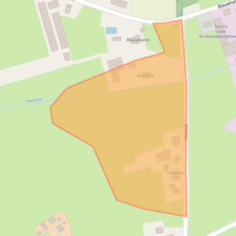 Kaart van postcodegebied 7245PT.