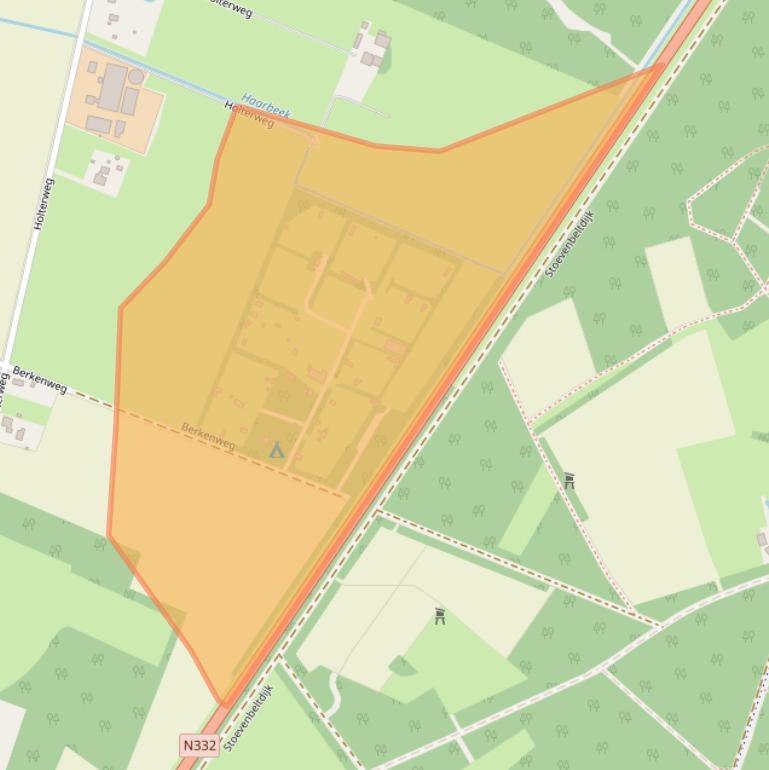 Kaart van postcodegebied 7245SG.