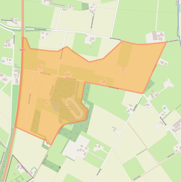 Kaart van postcodegebied 7245TH.