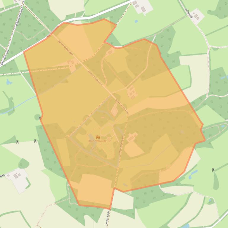 Kaart van postcodegebied 7245TL.