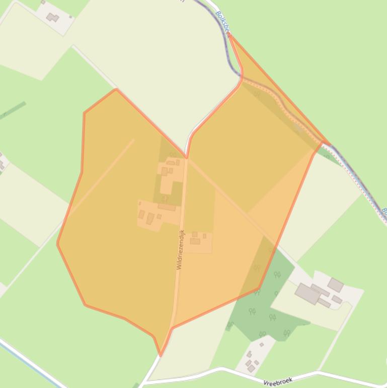 Kaart van postcodegebied 7245TX.