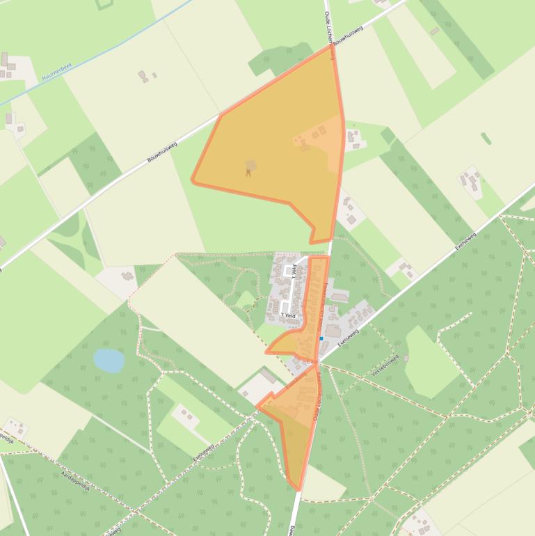 Kaart van postcodegebied 7245VH.