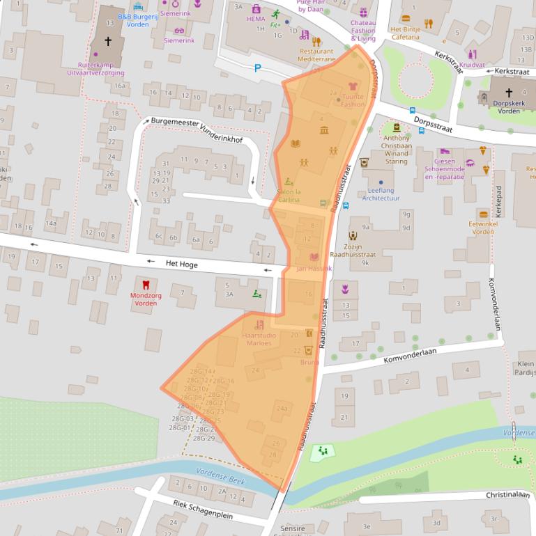 Kaart van postcodegebied 7251AB.