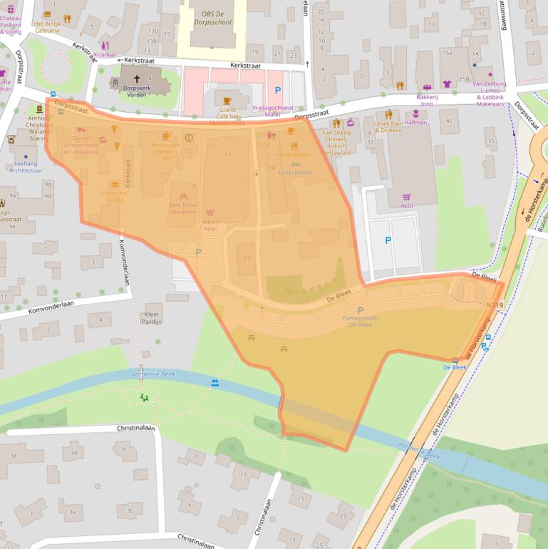 Kaart van postcodegebied 7251BB.