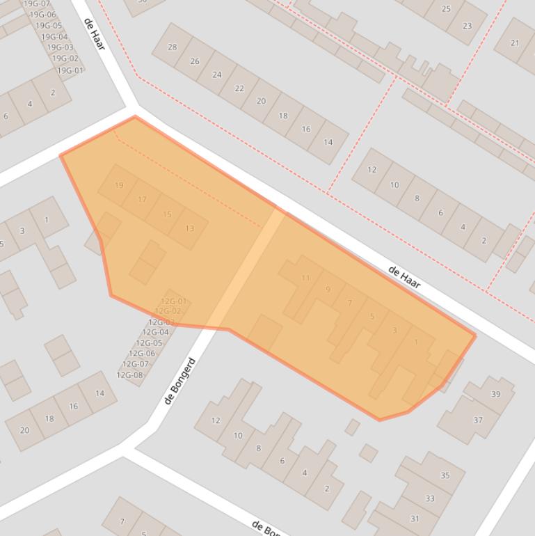 Kaart van postcodegebied 7251CE.