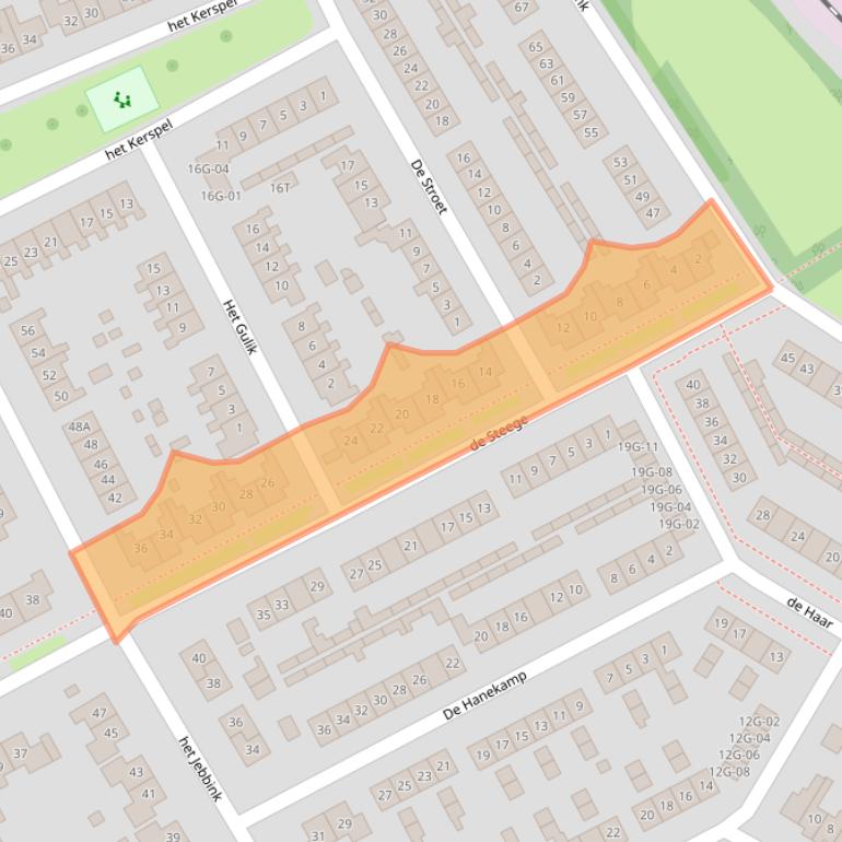 Kaart van postcodegebied 7251CM.