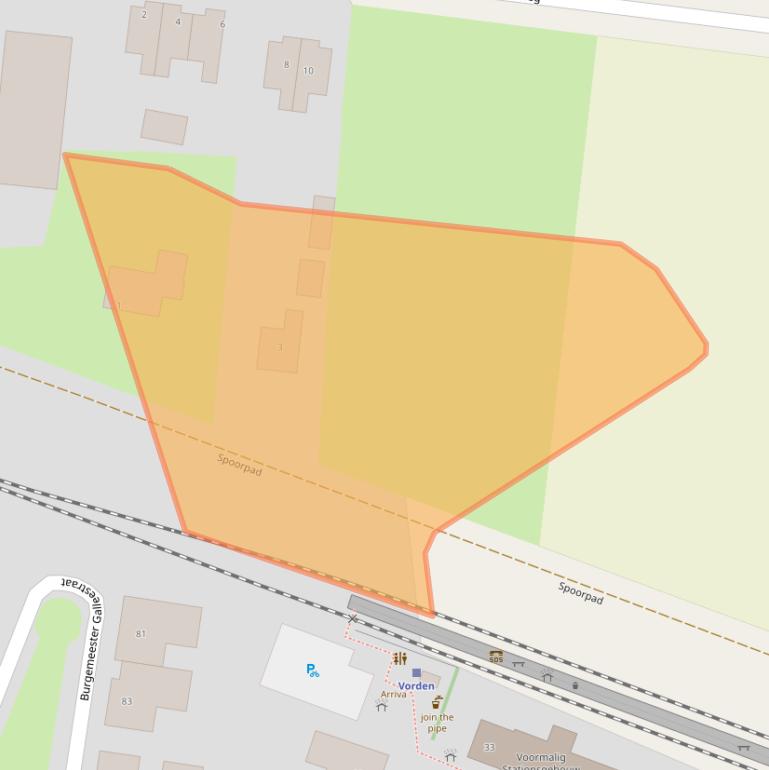 Kaart van postcodegebied 7251JA.