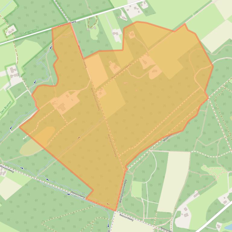 Kaart van postcodegebied 7251JE.