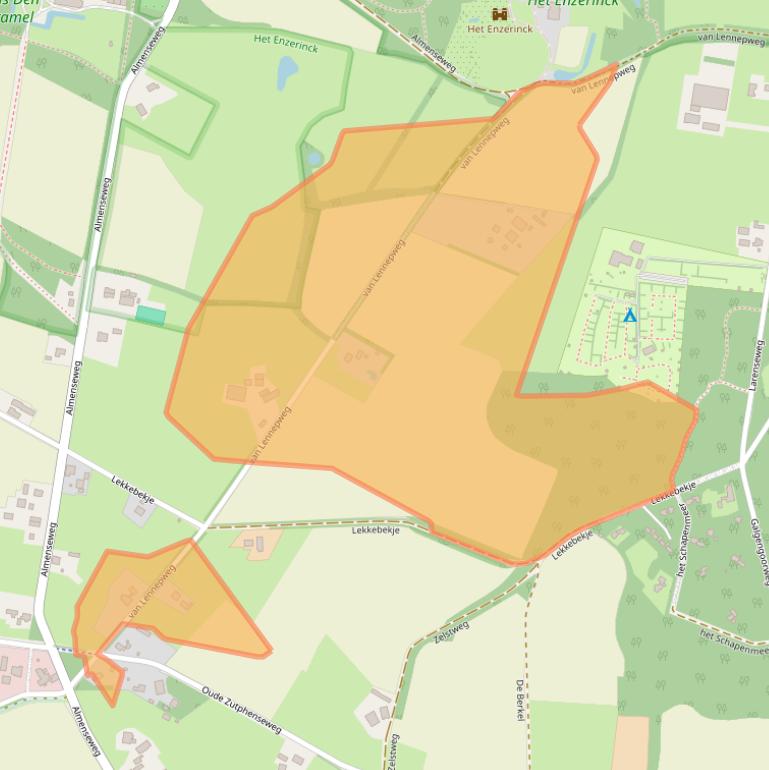 Kaart van postcodegebied 7251JM.