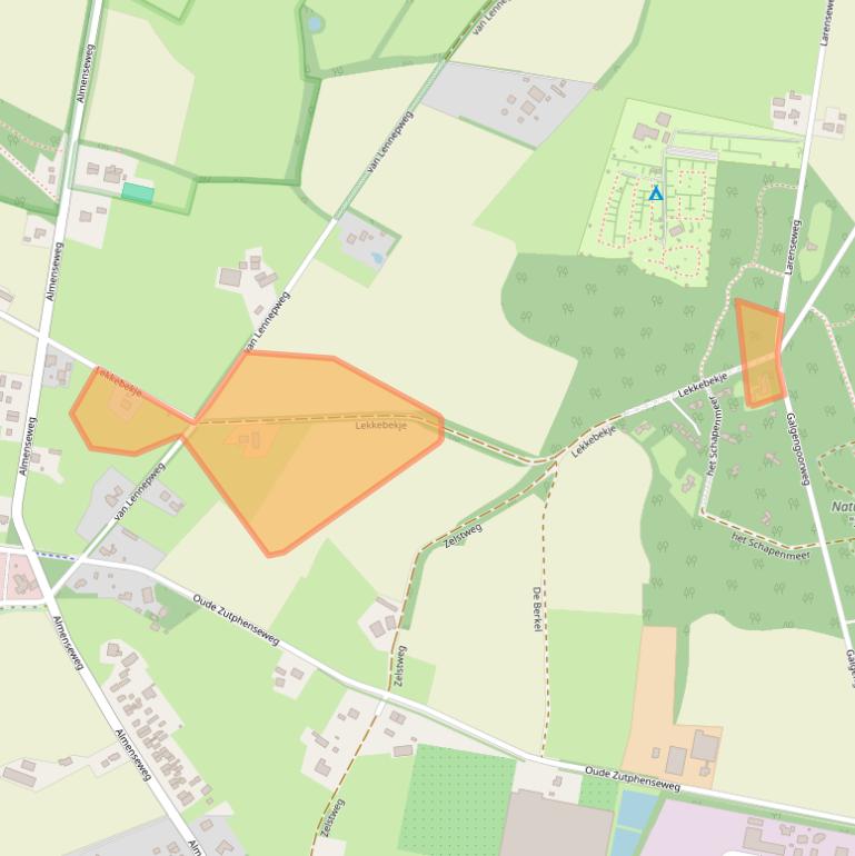 Kaart van postcodegebied 7251JN.