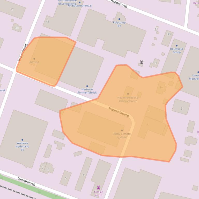 Kaart van postcodegebied 7251JV.