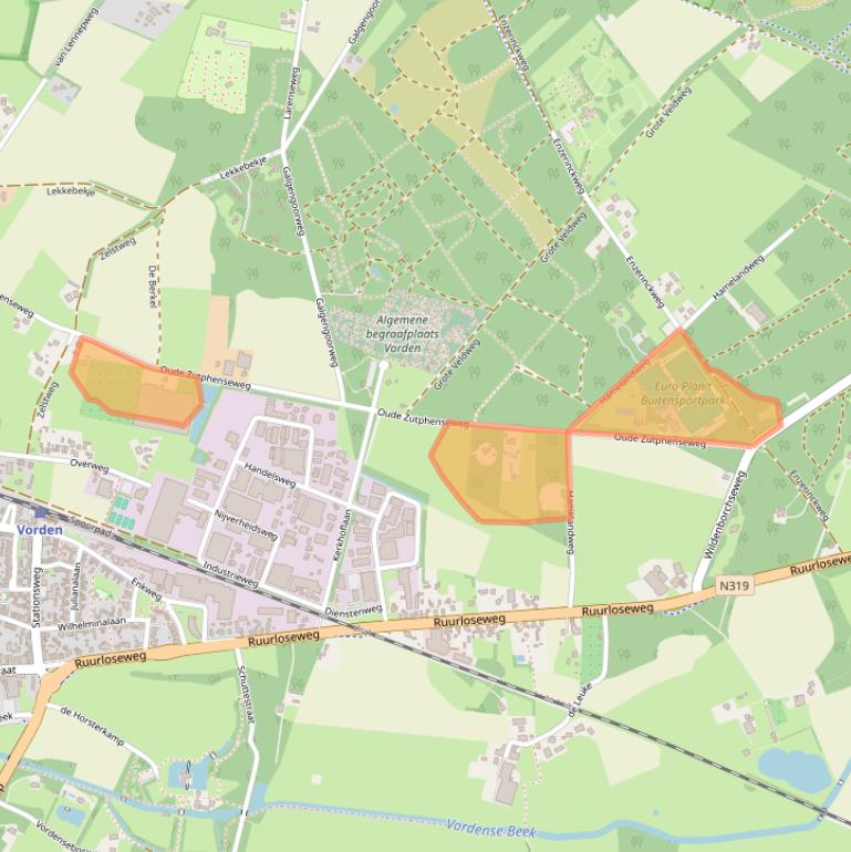 Kaart van postcodegebied 7251JX.