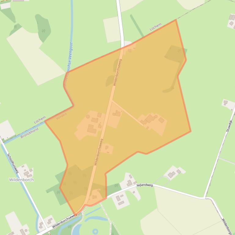 Kaart van postcodegebied 7251KJ.