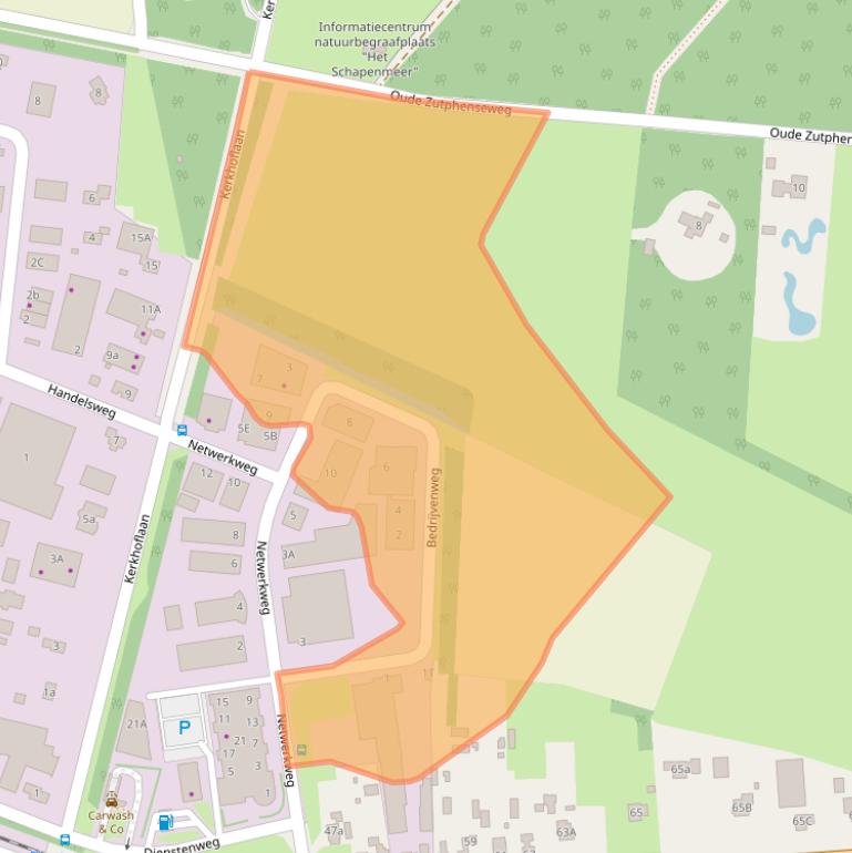 Kaart van postcodegebied 7251KX.