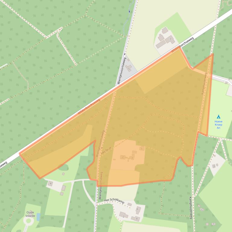 Kaart van postcodegebied 7251KZ.