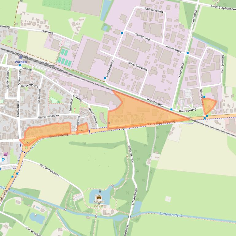 Kaart van postcodegebied 7251LA.