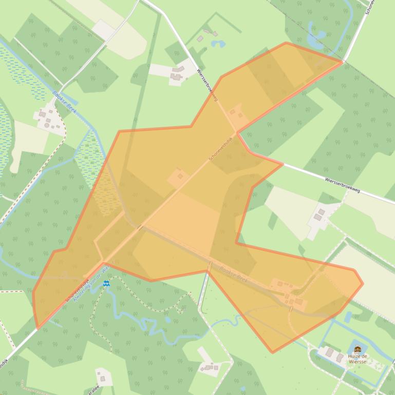 Kaart van postcodegebied 7251LE.