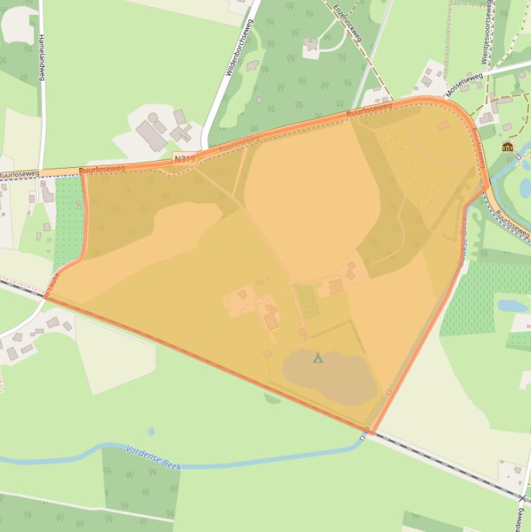 Kaart van postcodegebied 7251LM.