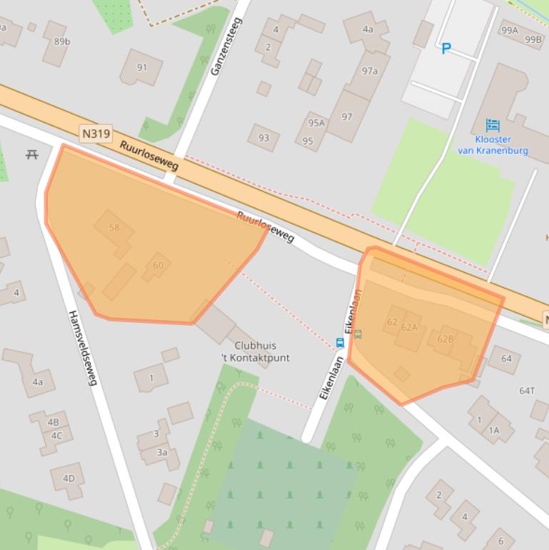 Kaart van postcodegebied 7251LS.