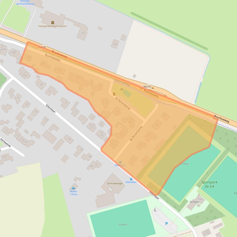 Kaart van postcodegebied 7251LV.