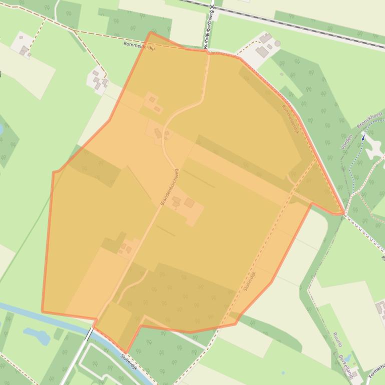 Kaart van postcodegebied 7251MC.