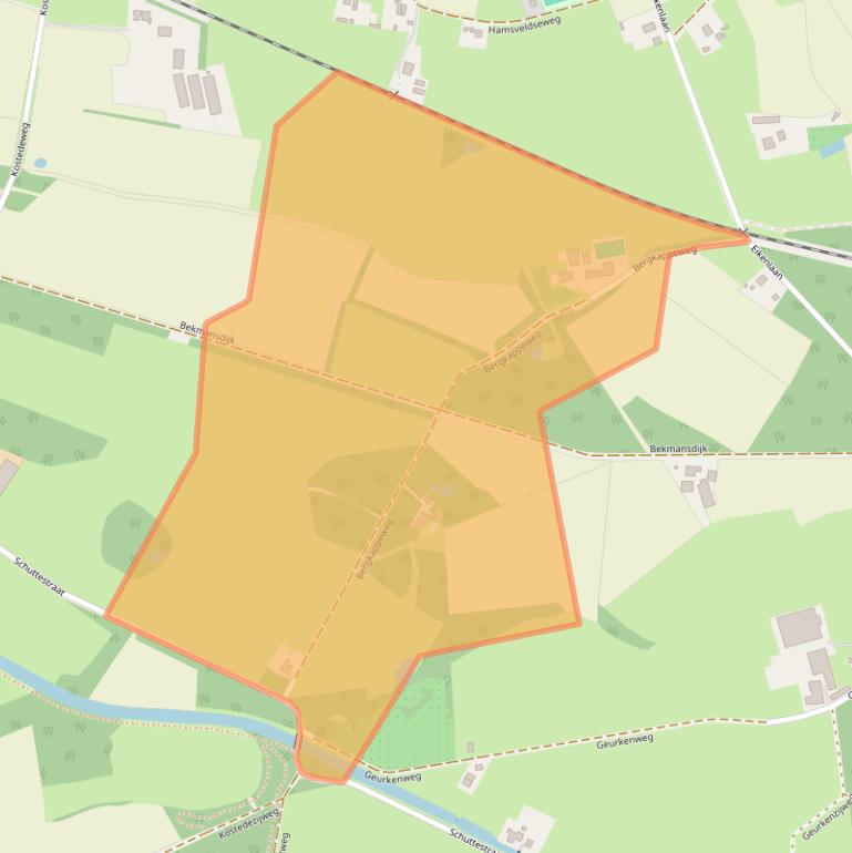 Kaart van postcodegebied 7251MH.