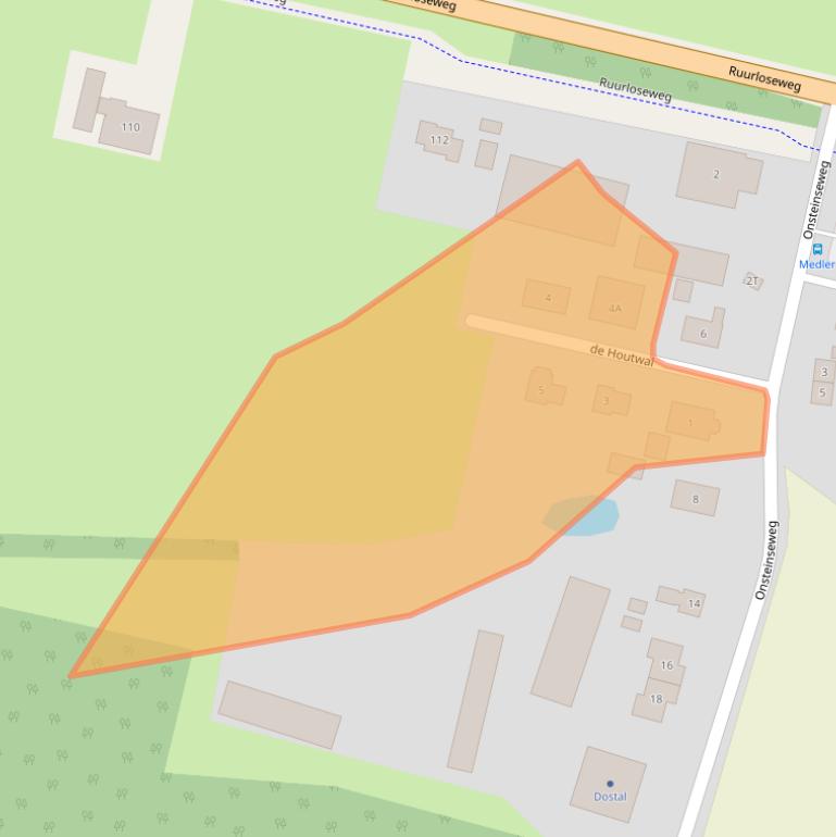 Kaart van postcodegebied 7251MK.
