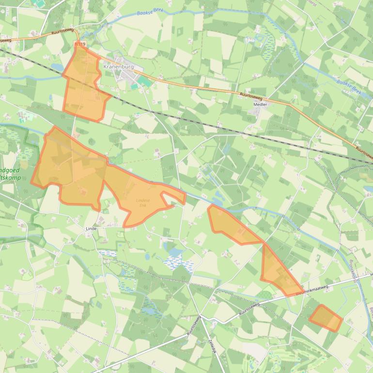 Kaart van postcodegebied 7251MZ.